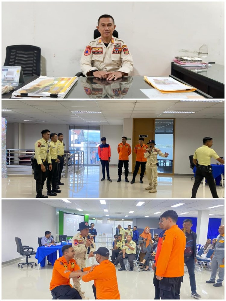 BPBD dan BRI Bukittinggi Gelar Simulasi Penanggulangan Bencana