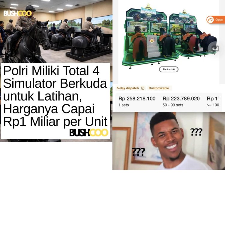 Polri Punya Simulator Kuda Rp 1M/Unit, Beban Negara, Anggaran&Korupsi Besar, Nyusahin Rakyat